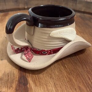 Muddy Waters | Cowboy Cowgirl Ceramic Hat Rodeo Mug